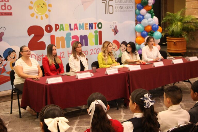 El Congreso fue la sede del Segundo Parlamento Infantil del Distrito 12 de Hidalgo