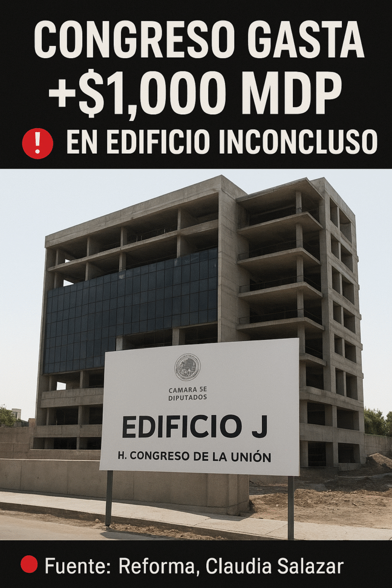 Gasto millonario y retrasos: El ‘Edificio J’ del Congreso aún no está listo
