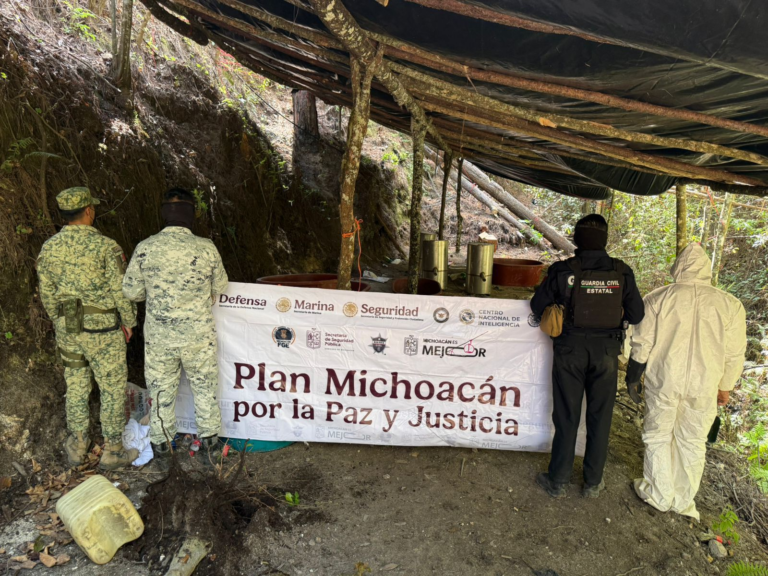 SSP localiza y destruye laboratorio clandestino en Madero