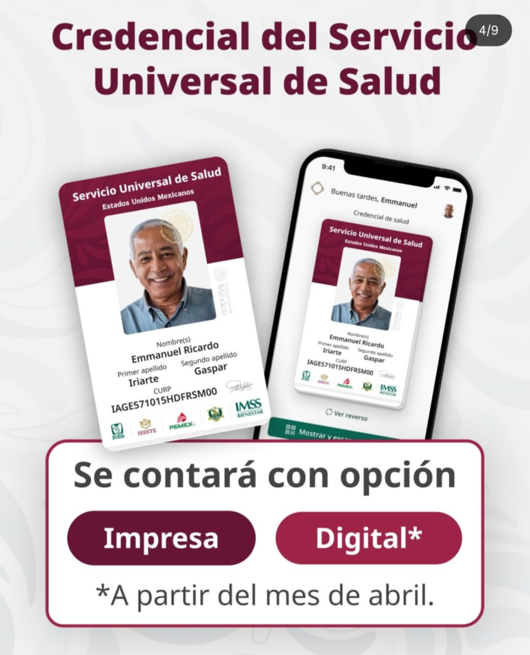 Del 2 de marzo al 31 de diciembre se realizará credencialización del Servicio Universal de Salud